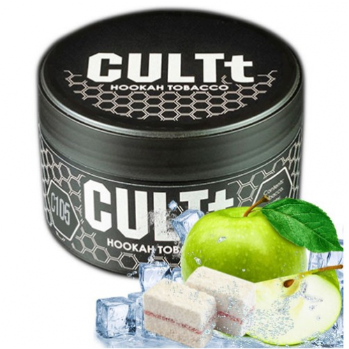 Тютюн CULTt C105 Apple Menthol White Marmalade (Яблуко Ментол Білий Мармелад) 100 гр