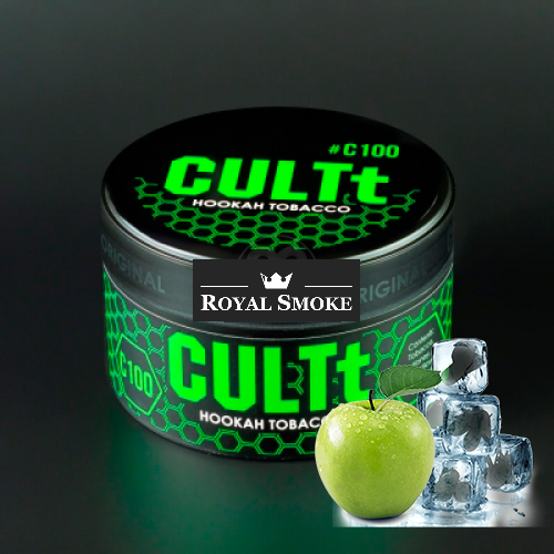 Тютюн CULTt G100 Green Apple Ice (Зелене яблуко Лід) 100 гр