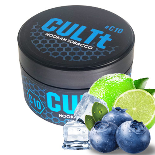 Тютюн CULTt G10 Blueberry Lime Ice (Лайм Чорниця Лід) 100 гр
