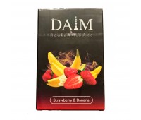 Тютюн Daim Strawberry Banana (Полуниця Банан) 50 гр.