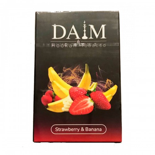 Тютюн Daim Strawberry Banana (Полуниця Банан) 50 гр.