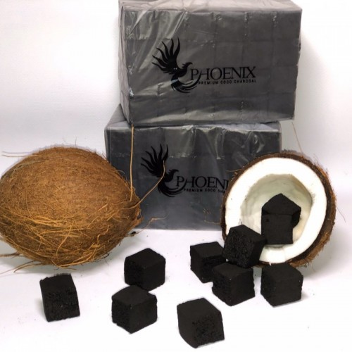 Уголь кокосовый Phoenix (36 шт.) 25х25 0.5 кг