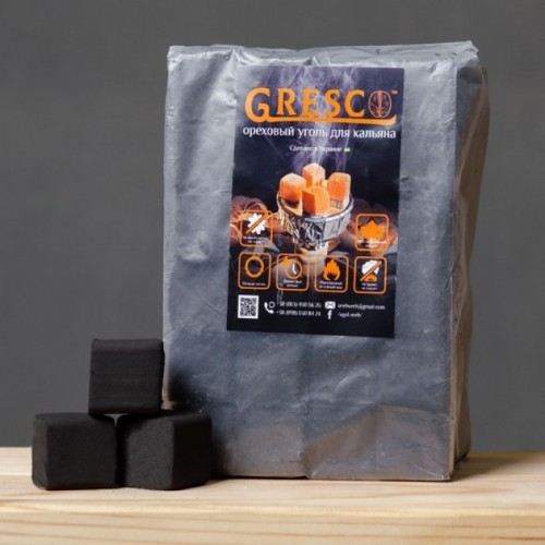 Уголь ореховый Gresco (Греско) 1 кг (без коробки)