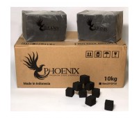 Уголь кокосовый Phoenix (72 шт.) 25х25 1кг (без коробки)
