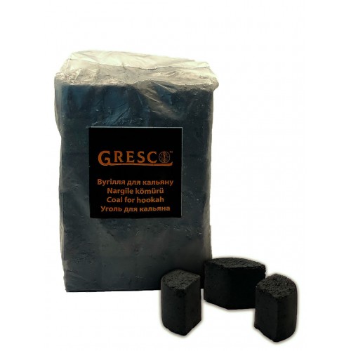 Вугілля горіхове Gresco (Гресько) під калауд 1 кг (без коробки)