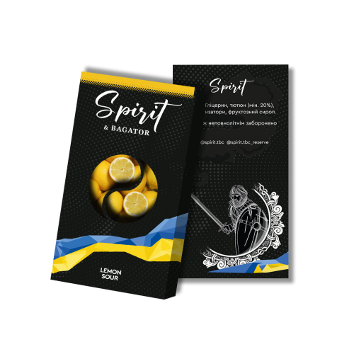 Табак Spirit & Bagator Lemon Sour (Кислый Лимон) 40 гр.