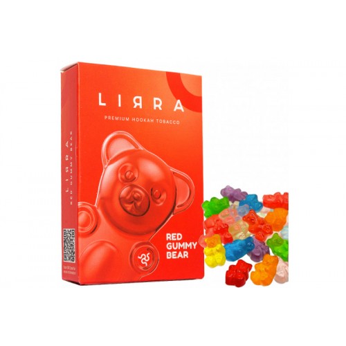 Тютюн Lirra Red Gummy Bear (Червоні Желейні Ведмедики) 50 гр