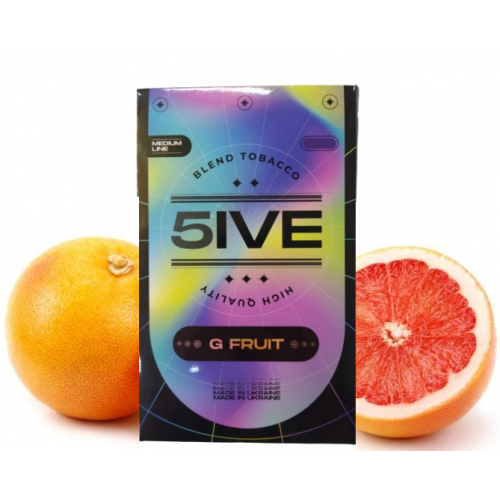 Тютюн 5IVE Medium Line G-Fruit (Грейпфрут) 250 гр