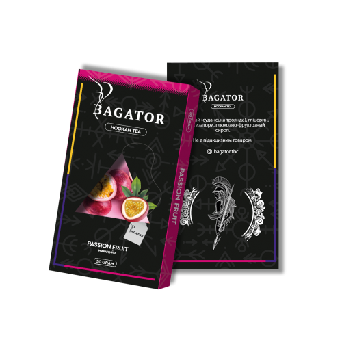 Безнікотинова суміш Bagator Passion Fruit (Маракуйя) 50 гр