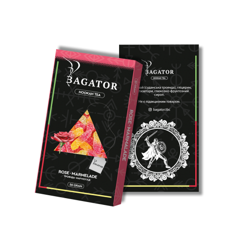 Безникотиновая смесь Bagator Rose Marmalade (Розовый Мармелад) 50 гр