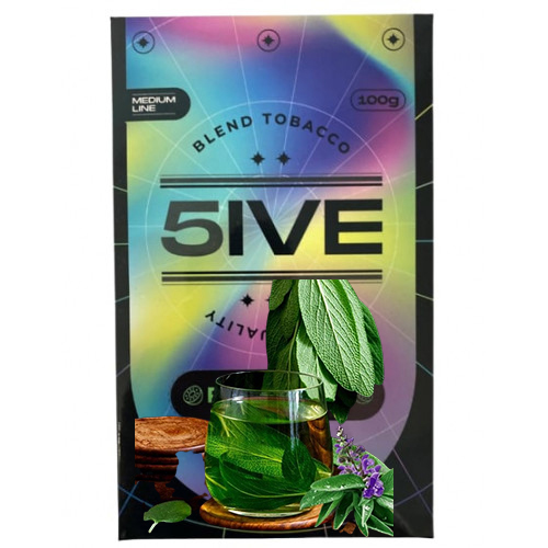 Тютюн 5IVE Medium Line Sage Drink (Шавлієвий Напій) 100 гр