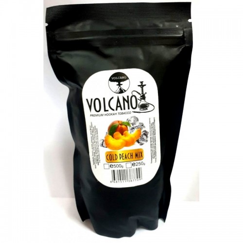Купить табак для кальяна Volcano Cold Peach Mix (Вулкан Ледяной Персик) 250 грамм