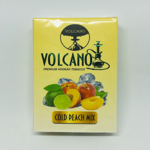 Купить табак для кальяна Volcano Cold Peach Mix (Вулкан Ледяной Персик) 50 грамм